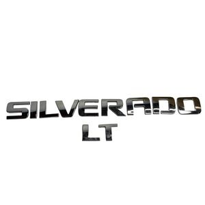 Chevrolet Silverado LT Emblem Chrome Nameplate Badge Replacement Truck Decal